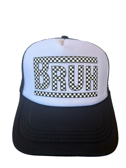 Trucker Hat - Checkred Bruh