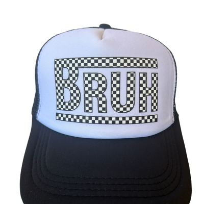 Trucker Hat - Checkred Bruh