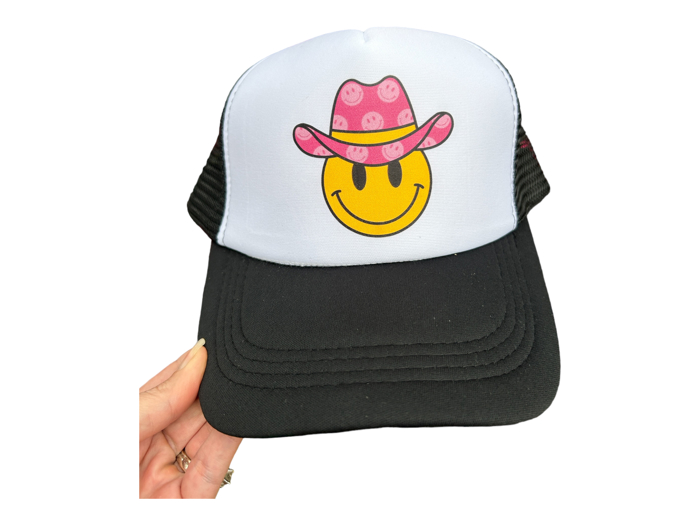 Trucker Hat - Cowboy Smiley