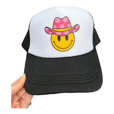 Trucker Hat - Cowboy Smiley