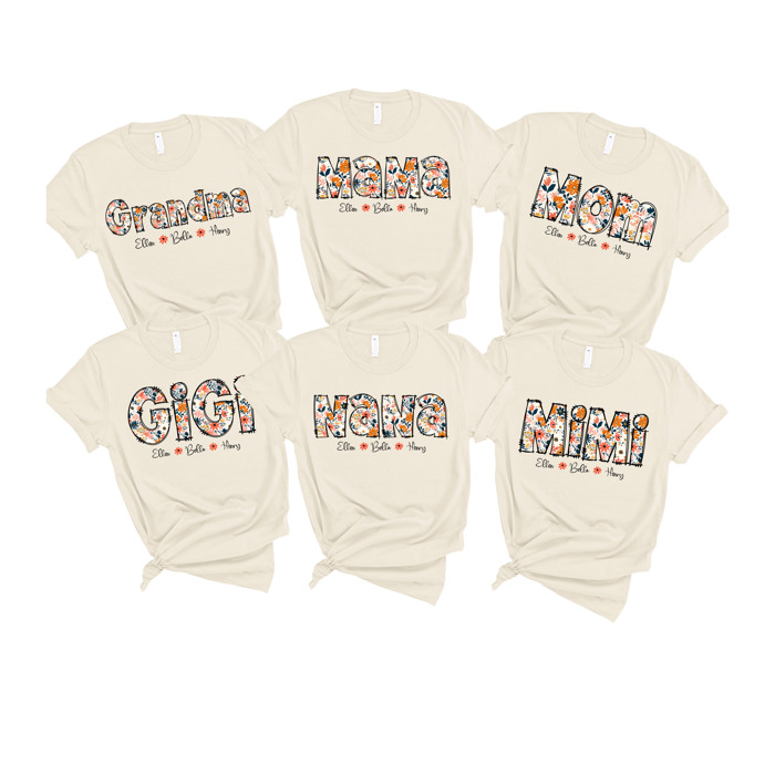 Tee - Personalized Tee for Mom or Grandma