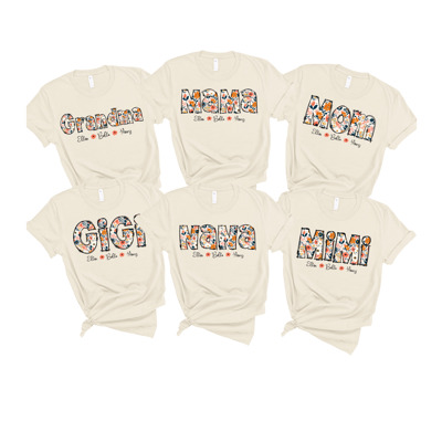 Tee - Personalized Tee for Mom or Grandma