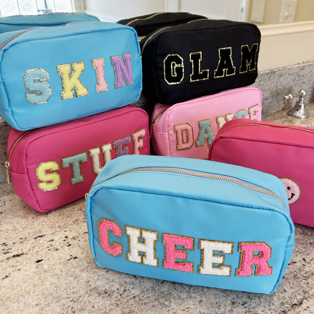 Zippered Toiletry Cosmetic Bags