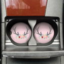  Car Coasters - Floral Antlers