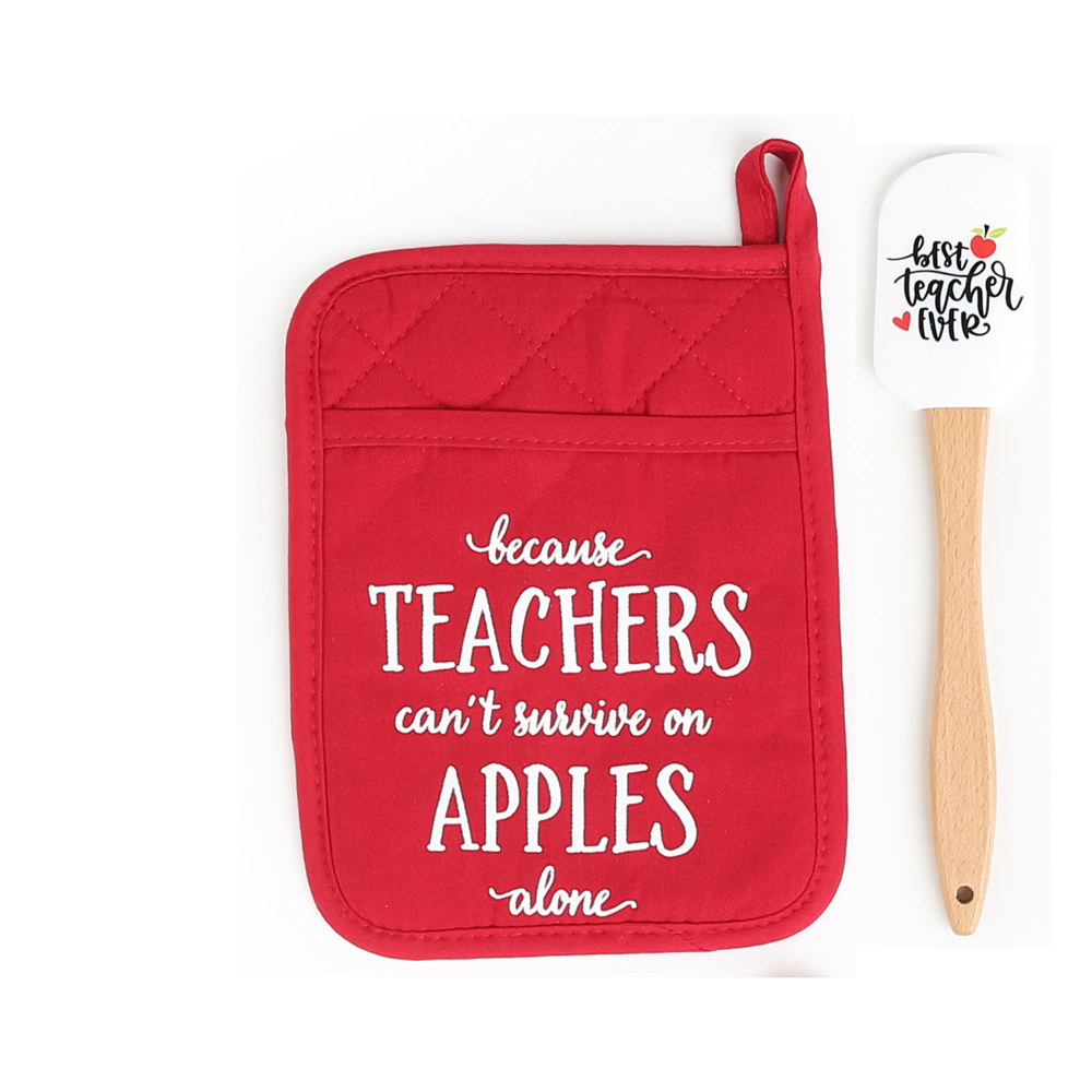 Teacher Potholder and Spatula Gift