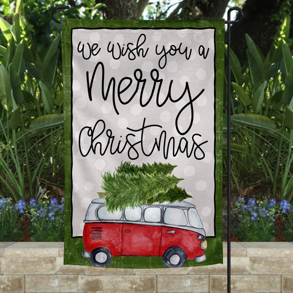 Garden Flag - We Wish You a Merry Christmas