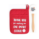 Thank You for Making Me One Smart Cookie with Spatula Teacher Potholder and Spatula Gift