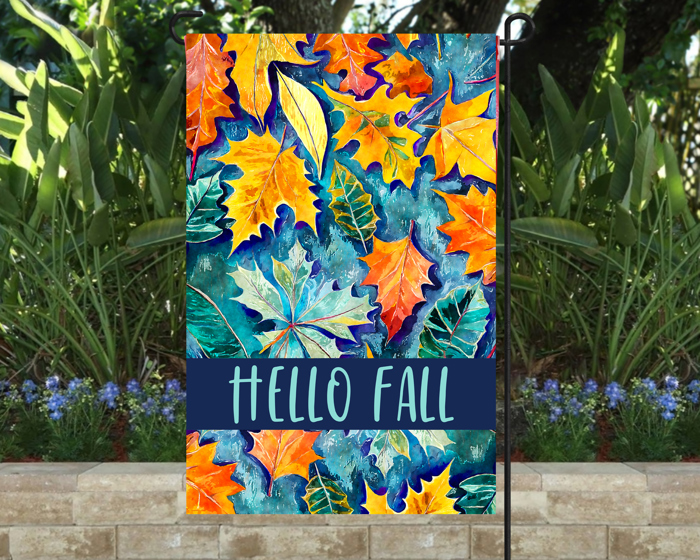 Fall Themed Garden Flags