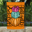  Garden Flag - Happy Fall Yall Orange