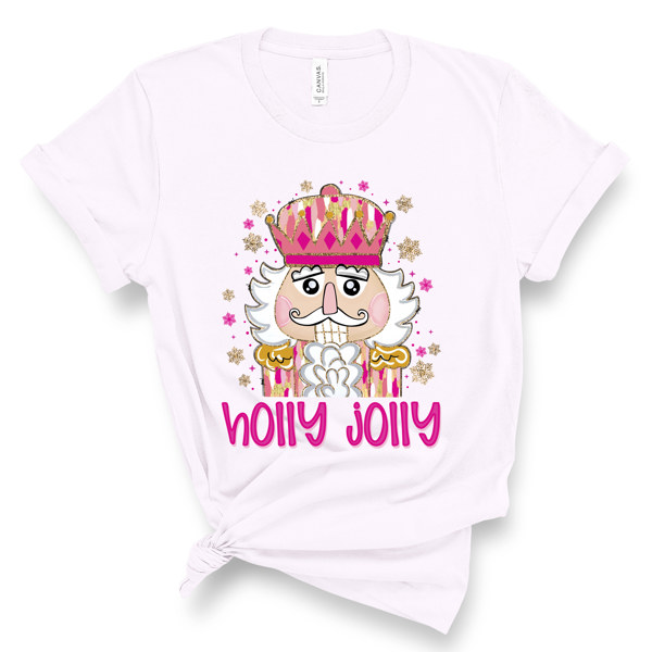 TSZ Tee Holly Jolly Nutcracker Face T-Shirt