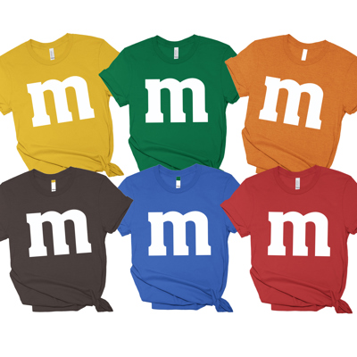 Tee - Group Halloween Costume - M shirt - 6 color options