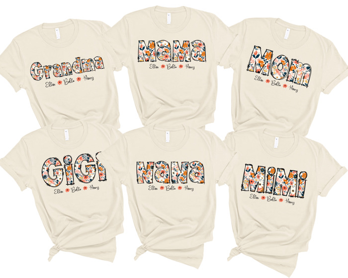 Tee - Personalized Tee for Mom or Grandma