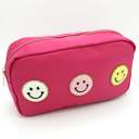 Smile Patches Zippered Toiletry Cosmetic Bags