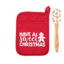 Have a Sweet Christmas with Spatula Cheerful Holiday Potholder and Spatula