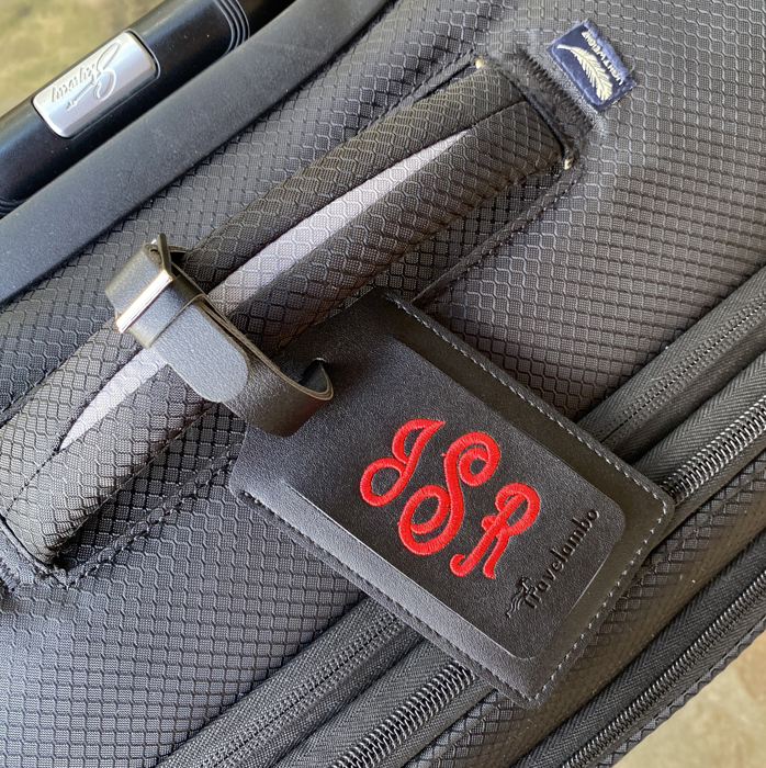 Personalized Leather Luggage Tag