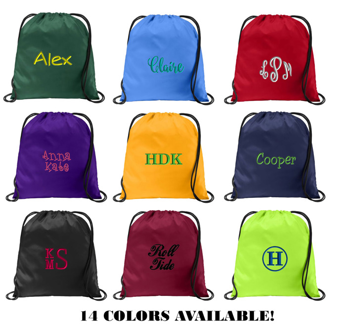 Personalized  Drawstring Bag