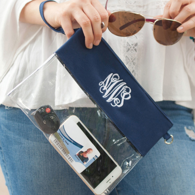 Personalized Clear Purse