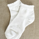 M Personalized Little Girl Ruffle Top Socks