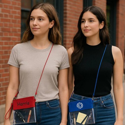 Personalized Clear Purse