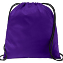 Purple Personalized  Drawstring Bag