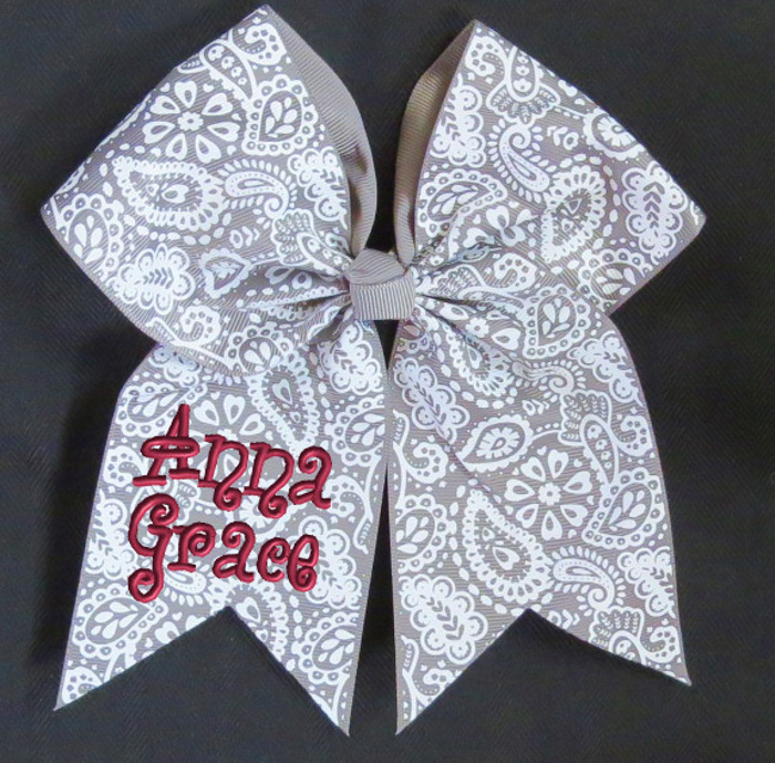 Personalized Hair Bows