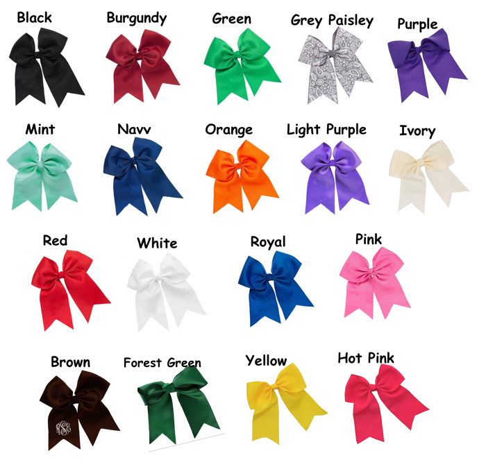 Personalized Hair Bow