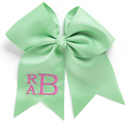 Mint Personalized Hair Bows