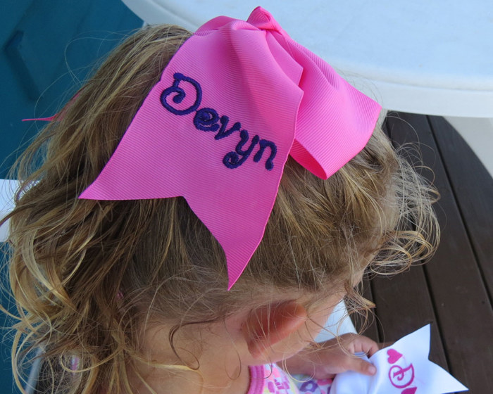 Personalized Hair Bows