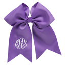 Purple Personalized Hair Bows