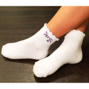  Personalized Little Girl Ruffle Top Socks