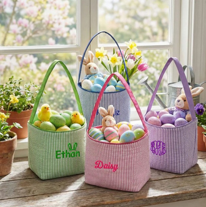 Easter Bucket Personalized - Many Styles