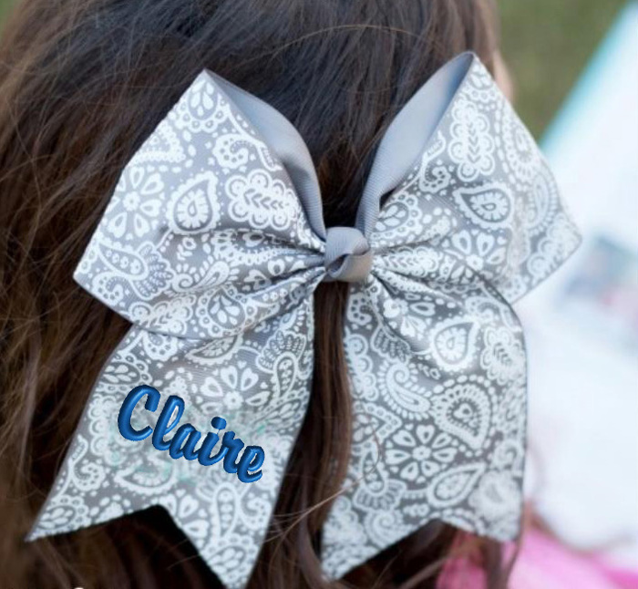 Personalized Hair Bows