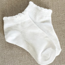 S Personalized Little Girl Ruffle Top Socks