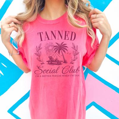 Tanned Social Club Comfort Colors Tee