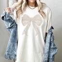  Lace Bow Graphic Comfort Colors Tee