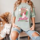 Holly Dolly Christmas Comfort Colors Graphic Tee, Holiday Tee for Women, Fun Gifts for Her, Christmas Gift Ideas for Her