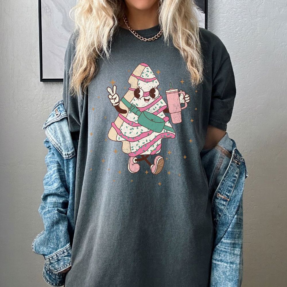 Holly Dolly Christmas Shirt, Bella Canvas Shirt, Christmas Doodles Graphic Tees, Vintage Howdy Christmas Shirts for Women, Classic Christmas