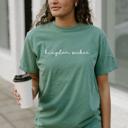  Kingdom Seeker Embroidered Christian T-Shirt for Women, Faith Based Comfort Colors Tee, Minimal Christian Apparel