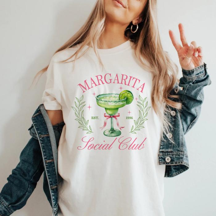 Margarita Social Club Graphic Comfort Colors Tee for Women