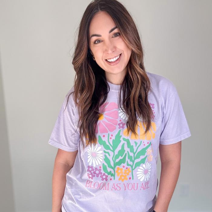 Bloom As You Are Comfort Colors Tee