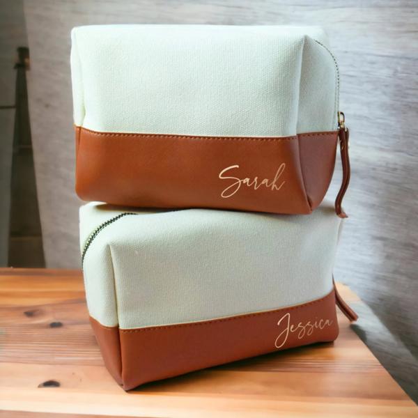 Personalized Gift for Her, Custom Makeup bag, Personalized Cosmetic Bag with Name, Personalised Gift for Bridesmaid Organizer