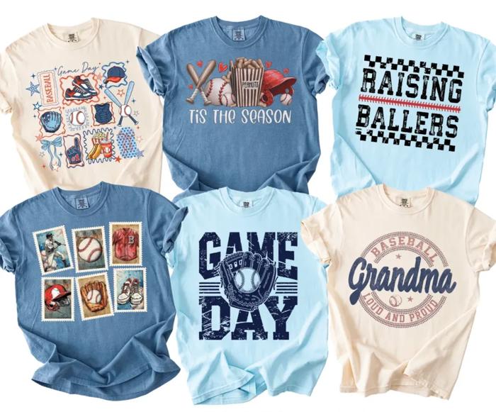 Baseball Shirt, Game Day Tee, Raising Ballers Shirt, Baseball Grandma Shirt, ‘Tis the Season Tee, Vintage Baseball Tee, Sports Mom Shirt, Comfort Colors