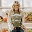  Pumpkin Spice Lattes Shirt, Fall Y'all Shirts for Women, Farm Fresh Pumpkins Shirt, Tis The Season Women's Graphic Tee, Wild About Pumpkins Fall Shirts, Thanksgiving Shirt