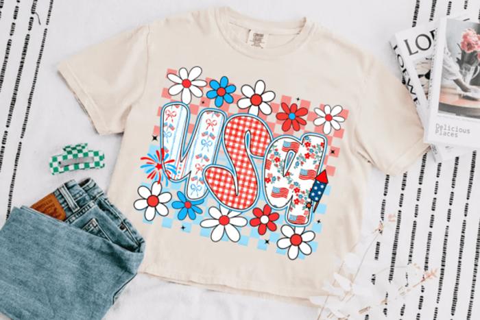 4th of July Shirts for Women, All-American Comfort Colors Tee, Red, White & Cute, Freedom Looks Good on You Graphic Tee