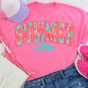  Summer Graphic Tees for Women Comfort Colors | Retro Beach Shirt, Floral Tee, Smiley Face, Summer Vibes, Salty Moms Club