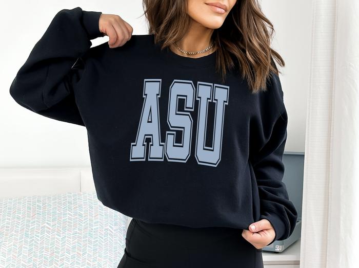 Custom Collegiate Letter Sweatshirts