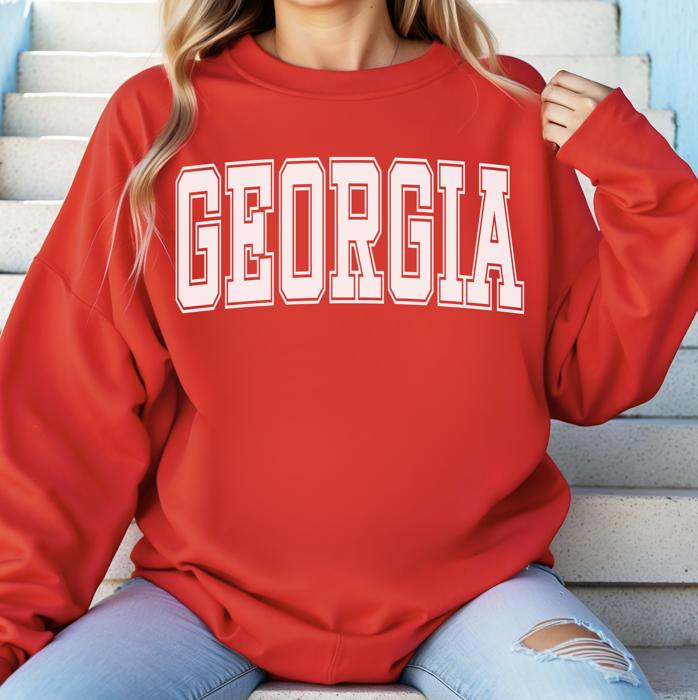 Custom Collegiate Letter Sweatshirts