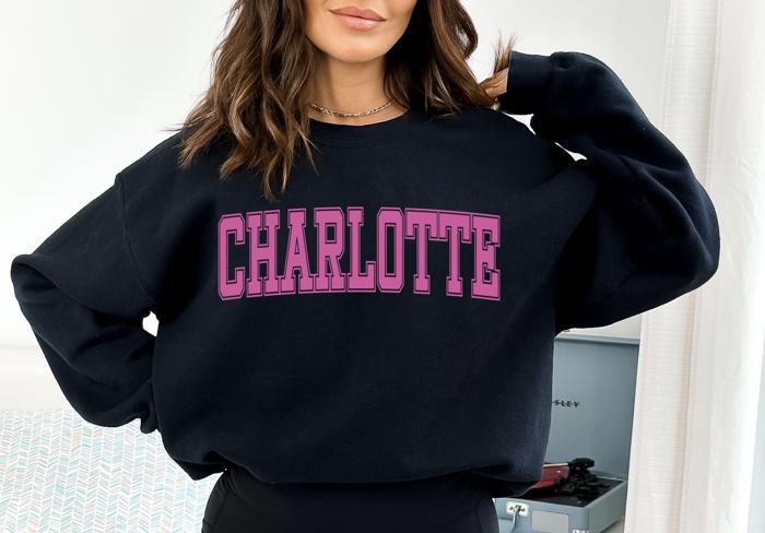 Custom Collegiate Letter Sweatshirts