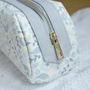  Personalized Large Floral Cosmetic Pouch Toiletry Bag, Custom Makeup Bag Flowers, Gifts for Her, Pouch for Traveling