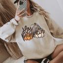  Hey Pumpkin Fall Graphic Crewneck Sweatshirt, Cute Autumn Sweater, Cozy Pumpkin Season Pullover, Thanksgiving Crew, Fall Aesthetic Sweatshirt